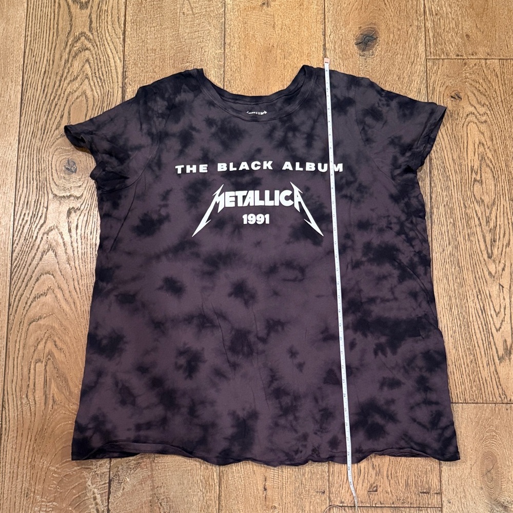 Metallica' 'The Black Album' Tie-Dye Tee - Black vintage band t-shirt - Picture 2 of 4